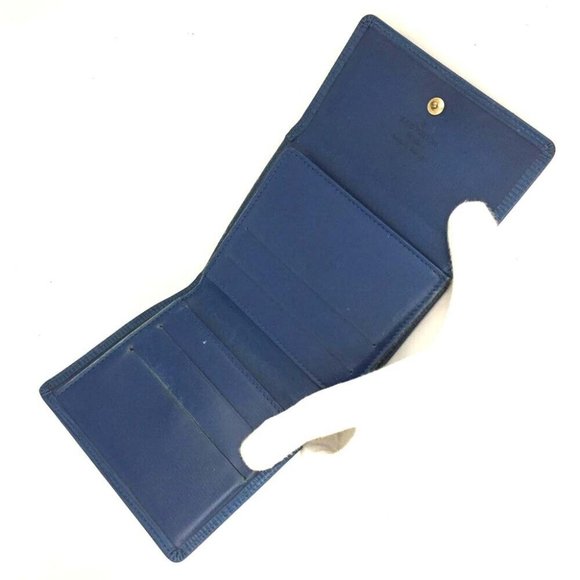 013055D Louis Vuitton Wallet Epi Porte Feiulle Elise Credit Leather Trifold - Picture 5 of 9